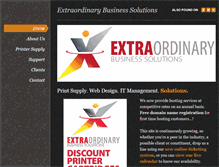 Tablet Screenshot of extraordinarysolutions.biz